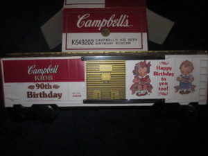 K-Line Campbell's Kid 90th Birthday Boxcar K649202