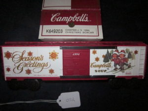 K-Line K649203 Campbell's 1994 Christmas Boxcar