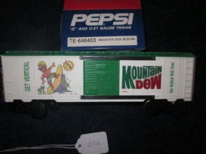 Lionel K-Line MOUNTAIN DEW Pepsi Cola Soda Boxcar TE-646403